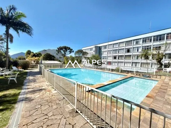 Apartamento quarto e sala, mobiliado, linda vista, junto ao Parque Nacional, condomínio com lazer completo